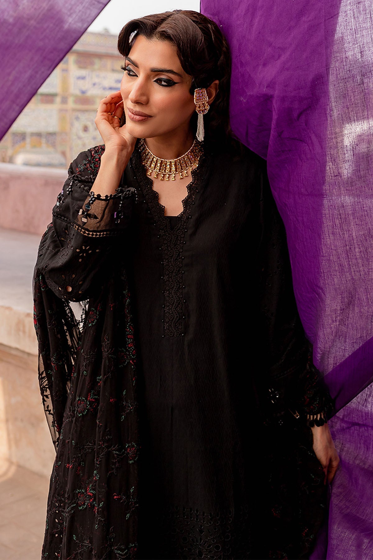 Nureh | Lawn Jacquard | NS-80 - Ladies Clothes 