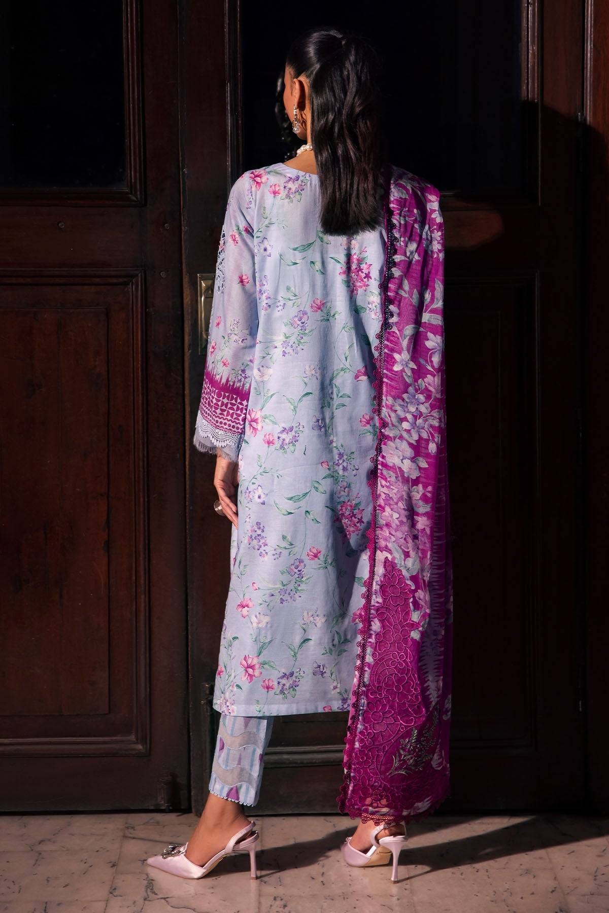 Nureh | Glam Girl Lawn | GL-17 by Maria Faisal - Registered Vendor of : Nureh - type : Ladies Clothes - 100% original wedding dresses