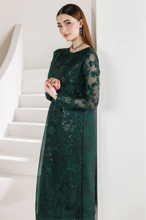 Farasha | Formals 26 | Jade Majesty - Formal Dress - available at Maria Faisal in UK and USA.
