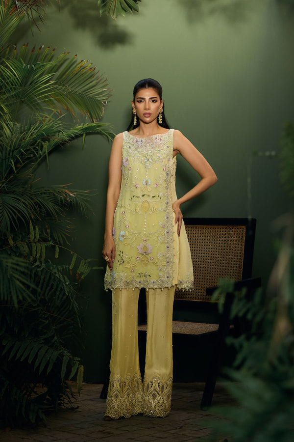 Layla Chatoor | Luxury Pret | Mahea - Luxury Dress - available at Maria Faisal in UK and USA.