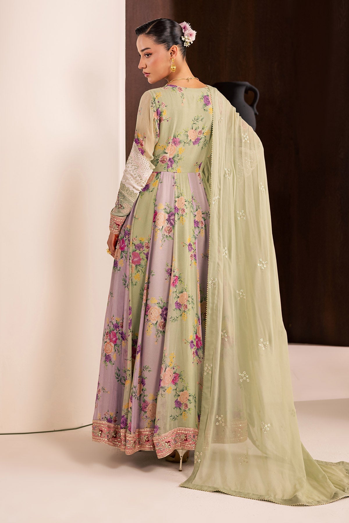 Nureh | Fancy Formal 26 | NP-774 - Formal Dress - available at Maria Faisal in UK and USA.