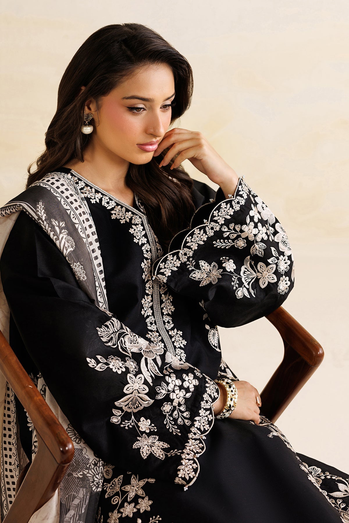 Baroque | Luxury Summer Pret | UF-4471 - Luxury Dress - available at Maria Faisal in UK and USA.