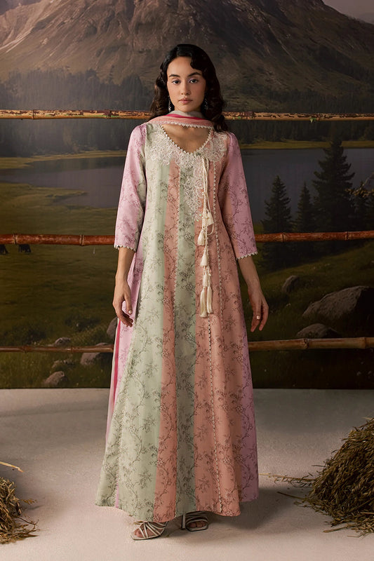 Vanya | Post Crds of July | SM-029 - Luxury Dress - available at Maria Faisal in UK and USA.
