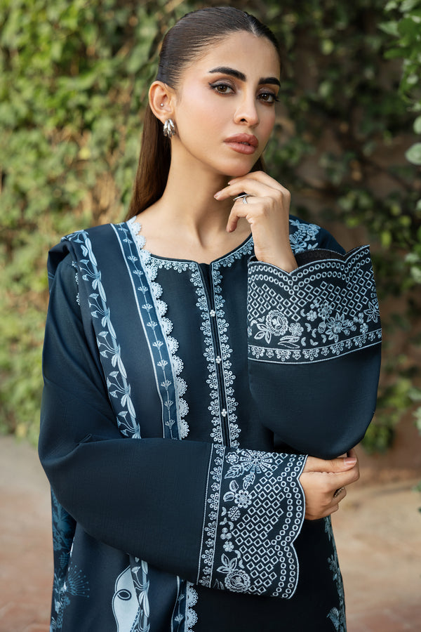 Farasha | Eminence Khaddar 25 | Softdawn - Casual Dress - available at Maria Faisal in UK and USA.