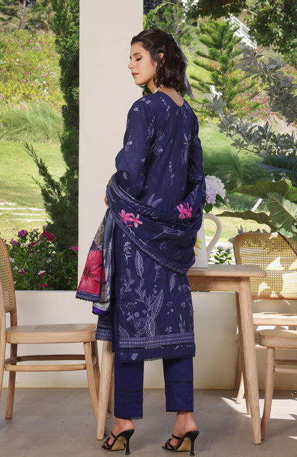 Alzohaib | Digital Printed Cambric | Colors Digital Cambric 3 Piece-CDC-25-08 - Ladies Clothes - Maria Faisal