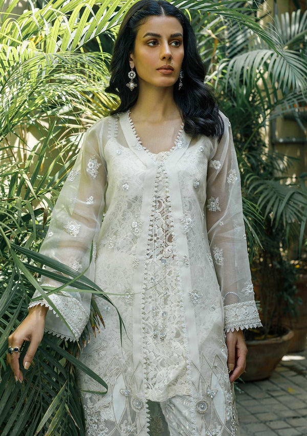 Layla Chatoor | Luxury Pret | Long Coat With Pants - Luxury Dress - available at Maria Faisal in UK and USA.
