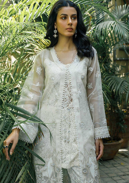 Layla Chatoor | Luxury Pret | Long Coat With Pants - Luxury Dress - available at Maria Faisal in UK and USA.