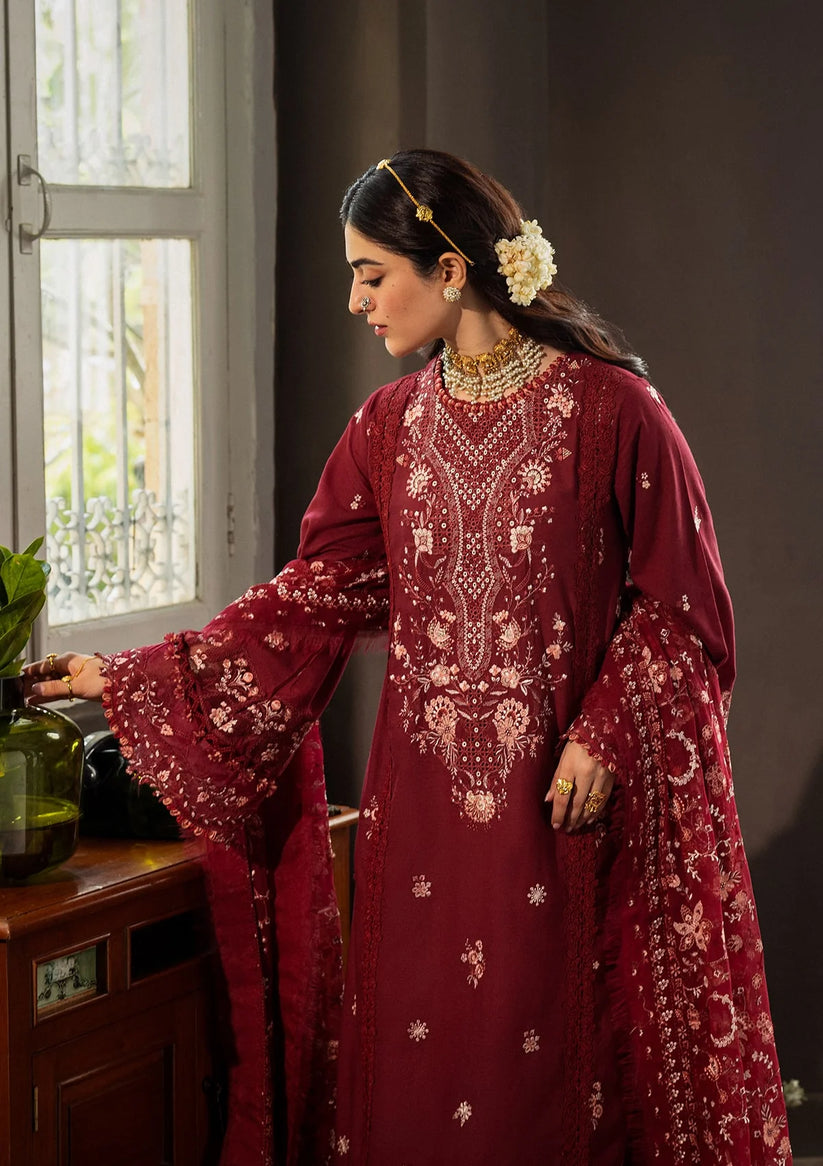 Kahf Premium | Kahf Karandi 25 | KKH-03 ROSELITH - Ladies Clothes - Maria Faisal
