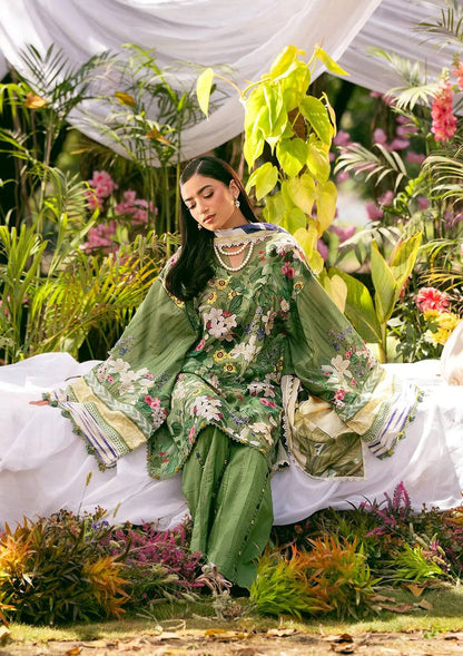 Elaf Premium | Prints 25 | EPS-1B GREEN EDEN by Maria Faisal - Registered Vendor of : Elaf Premium - type : Ladies Clothes - 100% original wedding dresses