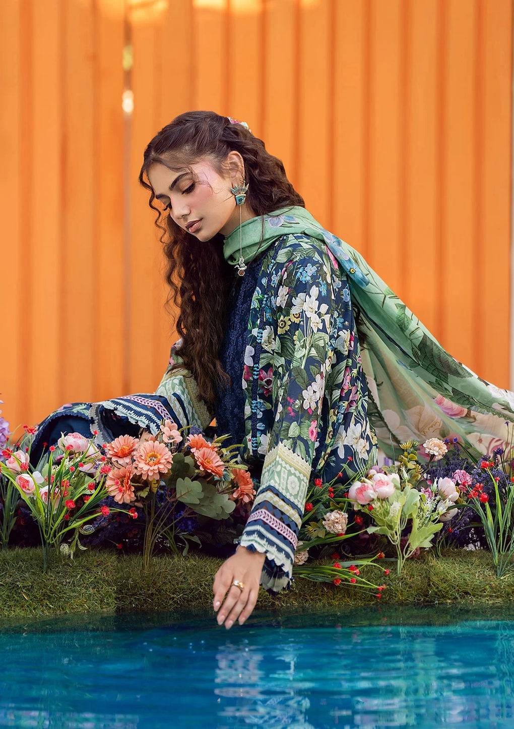 Elaf Premium | Prints 25 | EPS-1A MEADOW MUSE by Maria Faisal - Registered Vendor of : Elaf Premium - type : Ladies Clothes - 100% original wedding dresses