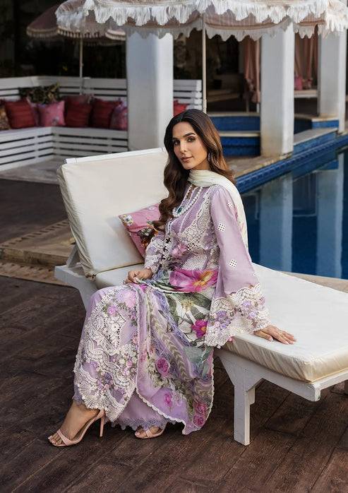 Kahf Premium | Luxury Lawn 25 | KLR-11 Bloom by Maria Faisal - Registered Vendor of : Kahf Premium - type : Ladies Clothes - 100% original wedding dresses