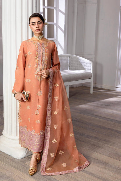 Rangrasiya | Lumeire Silk |Clara - Luxury Dress - available at Maria Faisal in UK and USA.