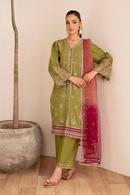 Batik | Nyra Embroidered Summer Solids | Slush by Maria Faisal - Registered Vendor of : Batik - type : Ladies Clothes - 100% original wedding dresses