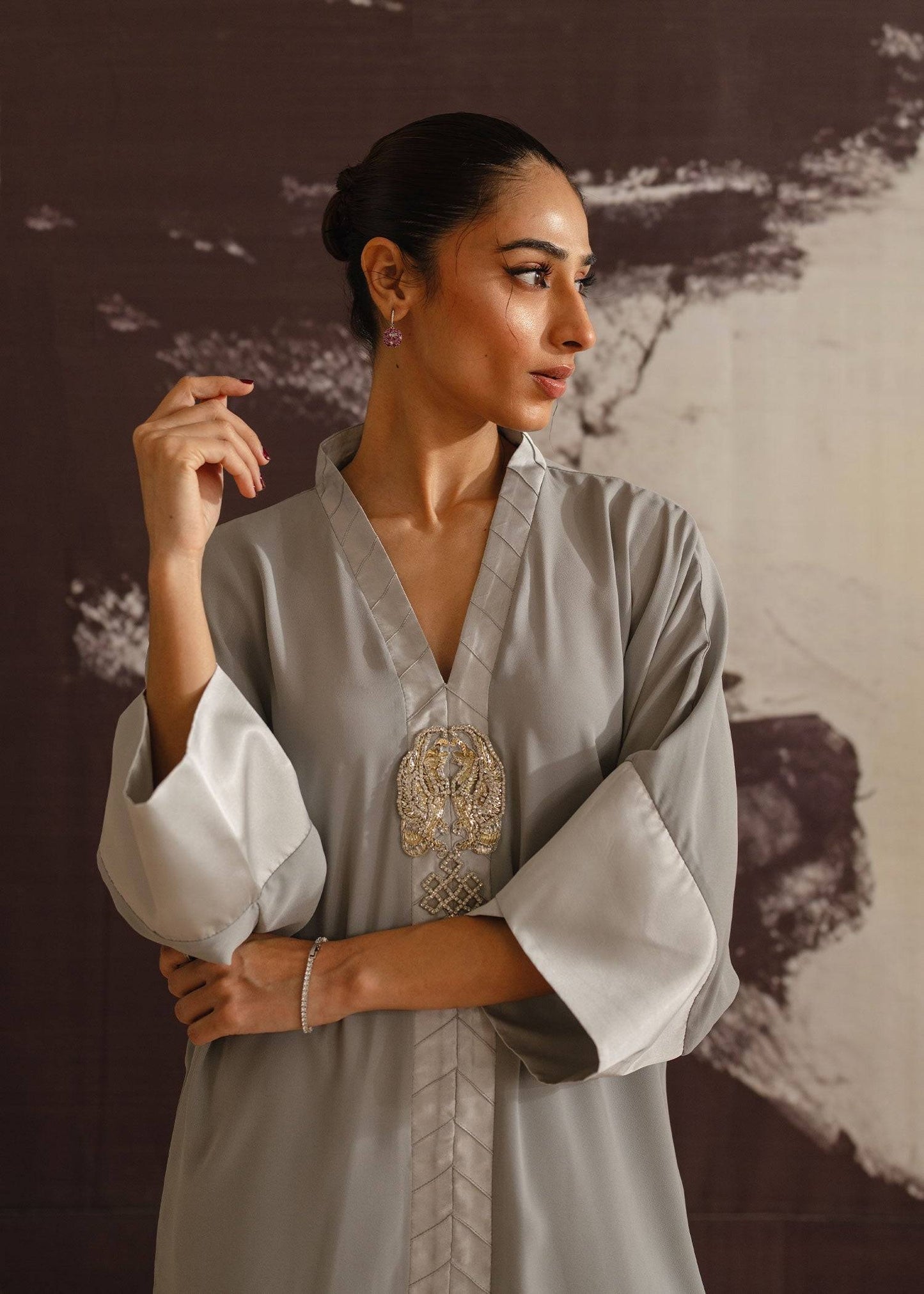 Mahgul | Eye of Cemal | Grey Jewel by Maria Faisal - Registered Vendor of : Mahgul - type : Ladies Clothes - 100% original wedding dresses