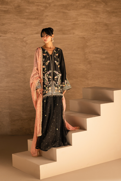Sana Abbas | Zalea Formals | MYSHA - Formal Dress - available at Maria Faisal in UK and USA.