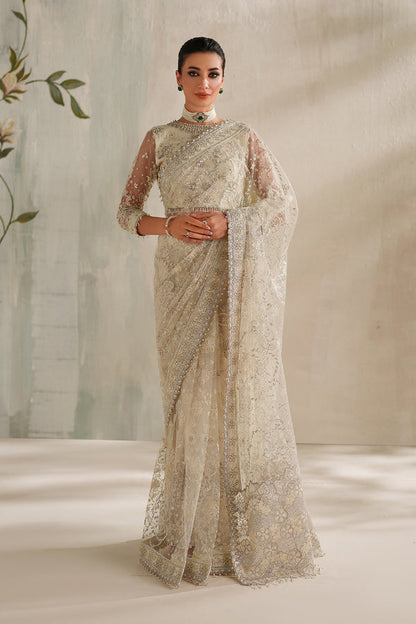 Baroque | Formals Collection | EMBROIDERED NET UF-4372 - Formal Dress - available at Maria Faisal in UK and USA.