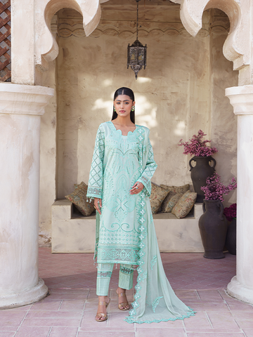 Zebtan | Zeenat Luxury Lawn Eid Collection | ZL 03 - Waniyas