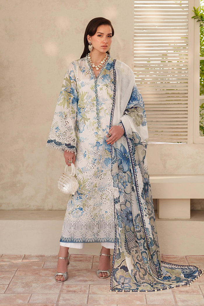 Baroque | Luxury Pret Summer | UF-4401 - Luxury Dress - available at Maria Faisal in UK and USA.