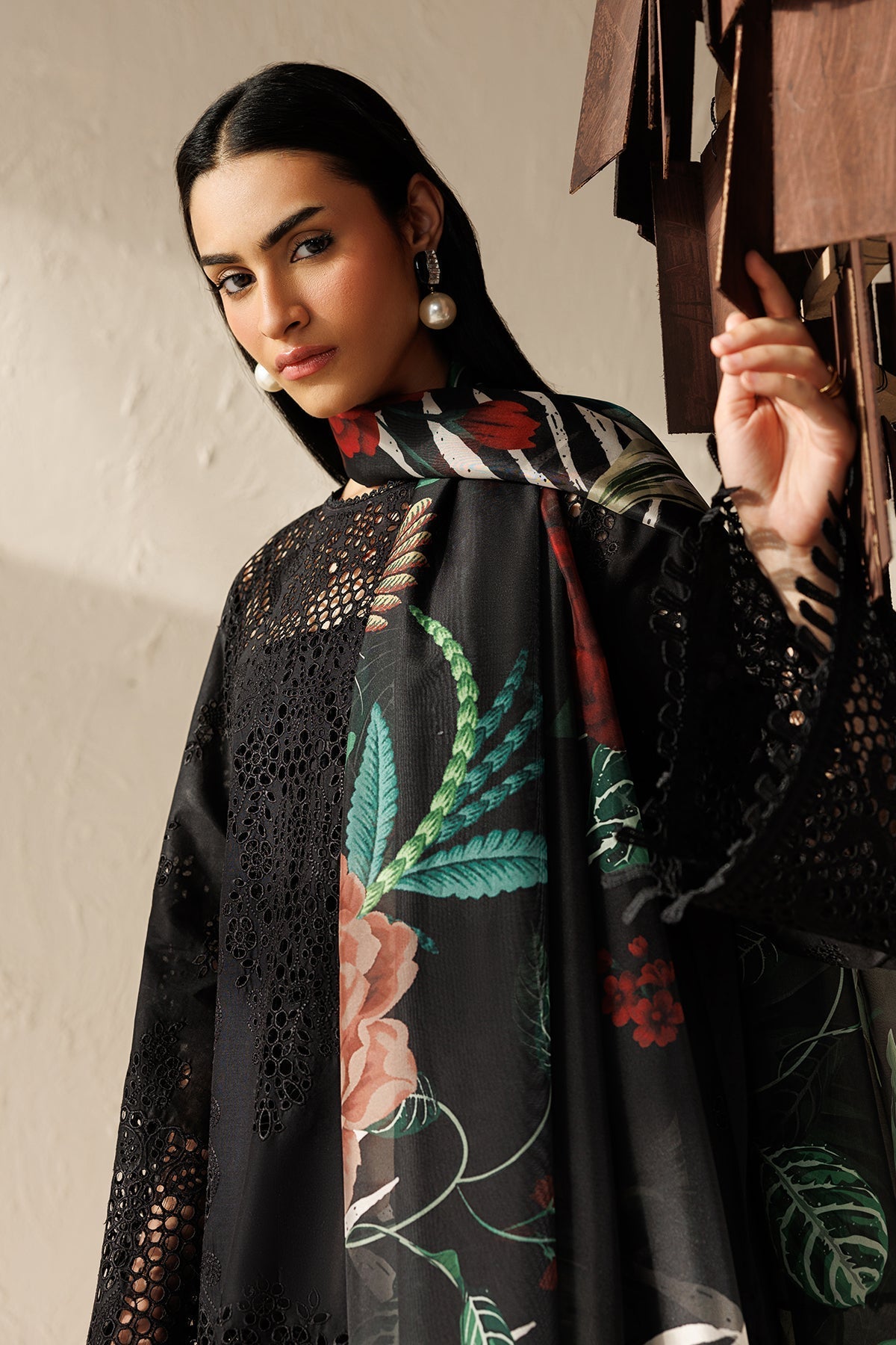 Baroque | Luxury Summer Pret | UF-4521 - Luxury Dress - available at Maria Faisal in UK and USA.