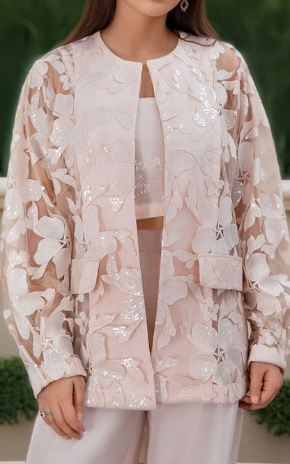 Threads and Motifs | Formal Dresses 25 | ORGANZA EMBROIDERED JACKET