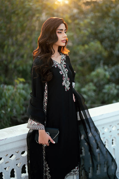 Azure | Vogue Formals | Black Swan - Formal Dress - available at Maria Faisal in UK and USA.