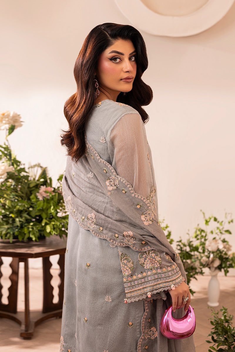 Shurooq | Mon Cheri | Grisette - Luxury Dress - available at Maria Faisal in UK and USA.