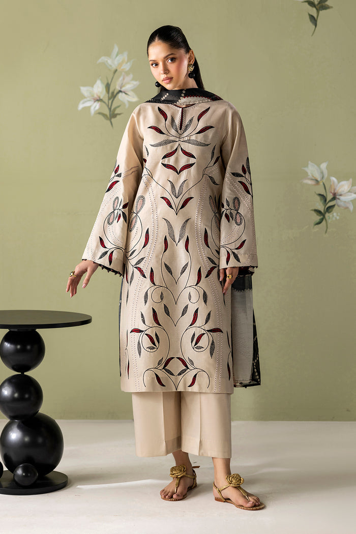 Baroque | Luxury Summer Pret | UF-4418 - Luxury Dress - available at Maria Faisal in UK and USA.