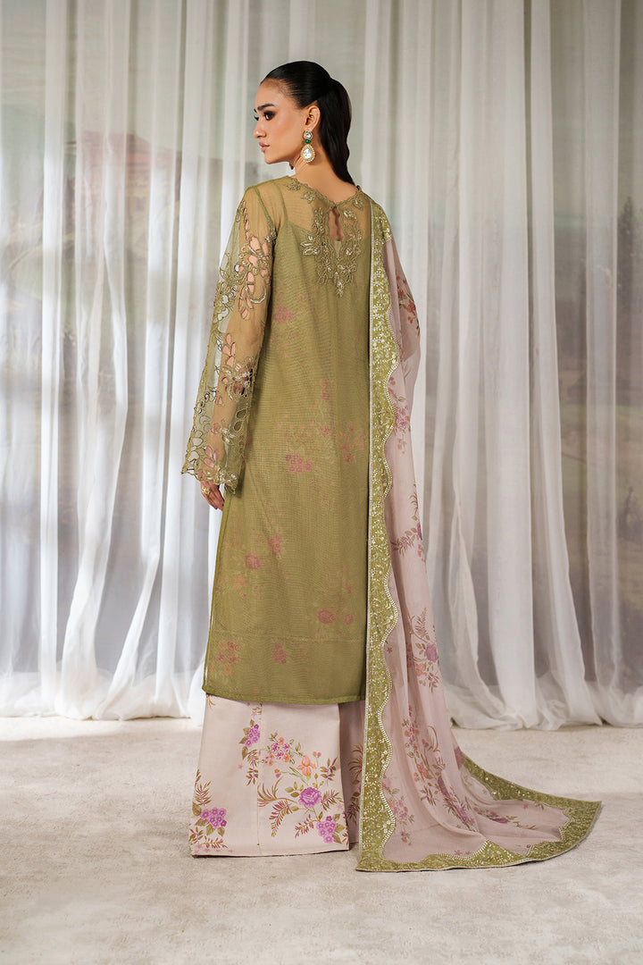 Iznik | Printed Formals | UE-543 - Formal Dress - available at Maria Faisal in UK and USA.
