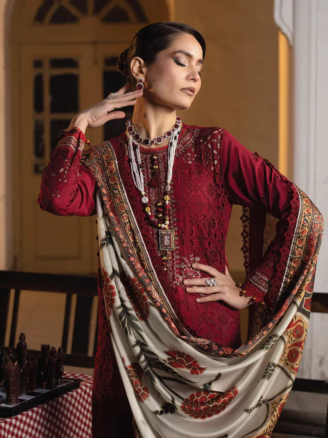 Faiza Faisal | Maya Luxury Lawn | Elif - Maria Faisal
