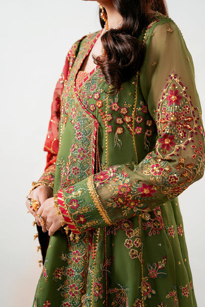 Baroque | Formals Collection | EMBROIDERED CHIFFON UF-4037 - Formal Dress - available at Maria Faisal in UK and USA.