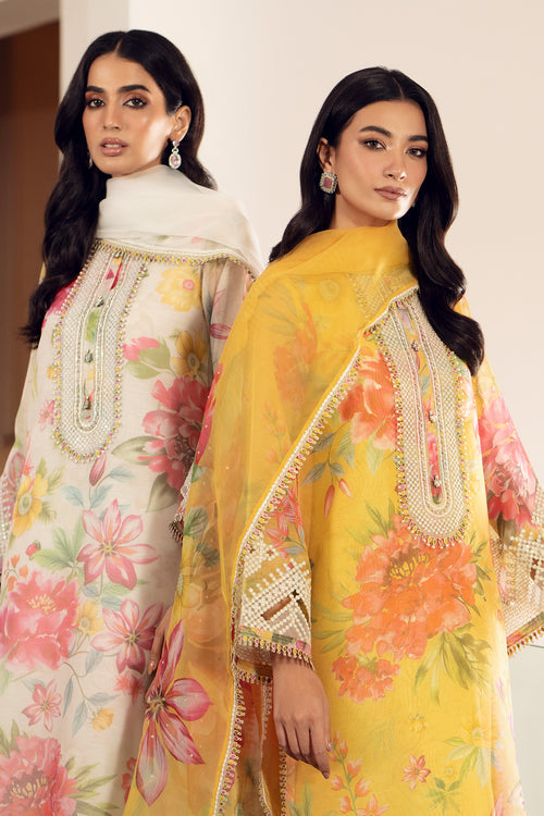 Baroque | Luxury Pret 24 | COTTON PATTI UF-509 - Designer Dress with Intricate embroidery and embellishments. Shop elegent wedding dress at Maria Faisal.
