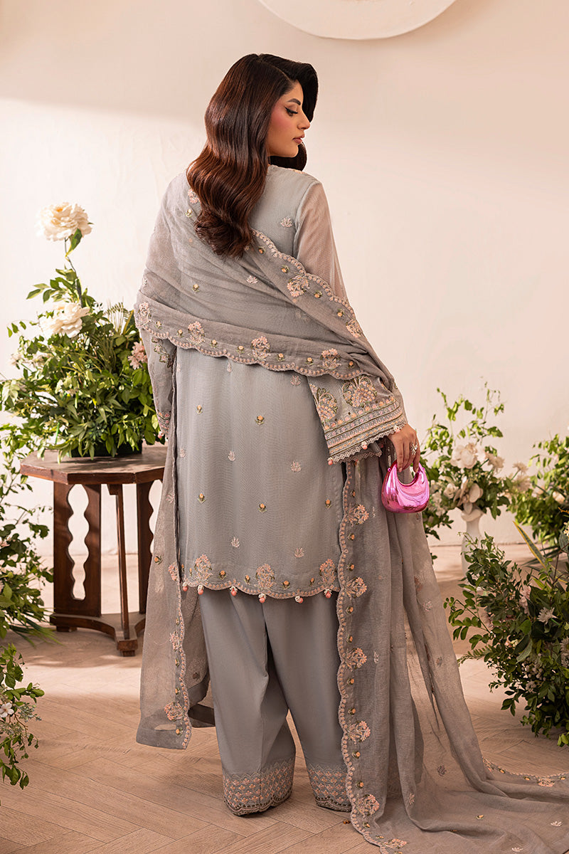 Shurooq | Mon Cheri | Grisette - Luxury Dress - available at Maria Faisal in UK and USA.