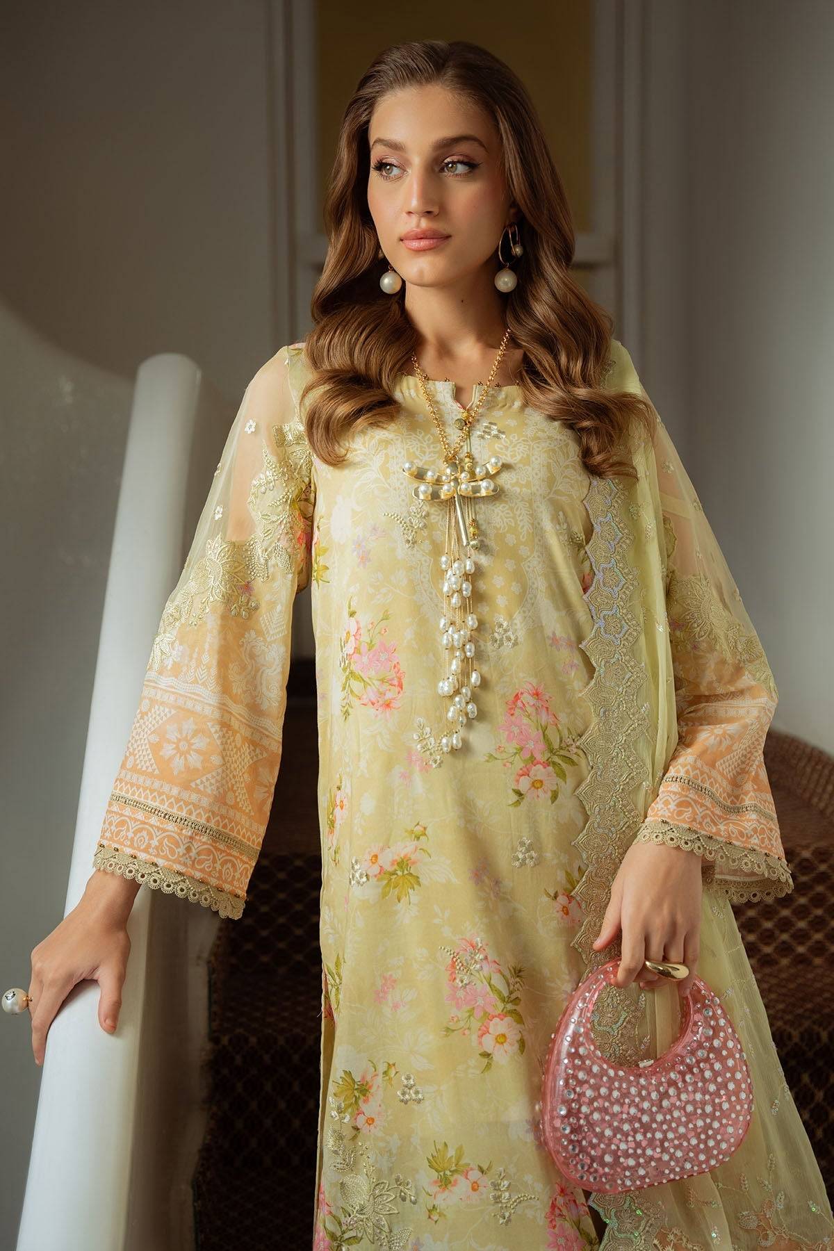 Nureh | Maya Swiss Lawn | NS-149 by Maria Faisal - Registered Vendor of : Nureh - type : Ladies Clothes - 100% original wedding dresses