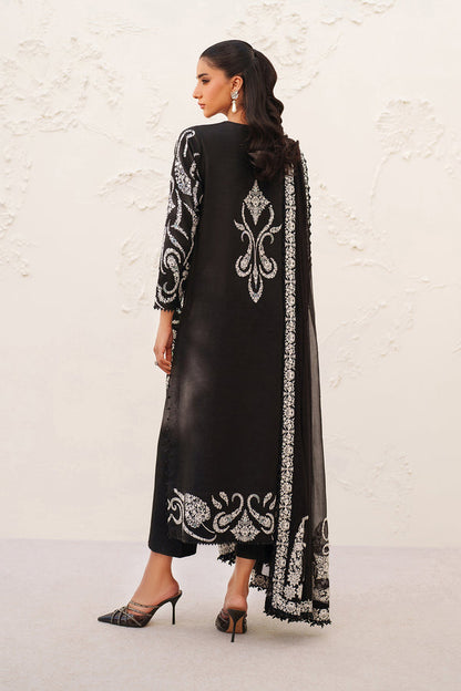 Baroque | Formals Collection | EMBROIDERED RAW SILK UF-4381 - Formal Dress - available at Maria Faisal in UK and USA.