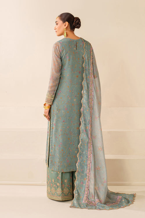 Baroque | Formals Collection | EMBROIDERED CHIFFON UF-4278 - Formal Dress - available at Maria Faisal in UK and USA.