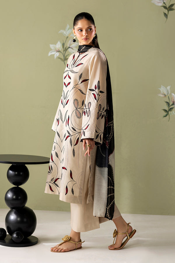 Baroque | Luxury Summer Pret | UF-4418 - Luxury Dress - available at Maria Faisal in UK and USA.