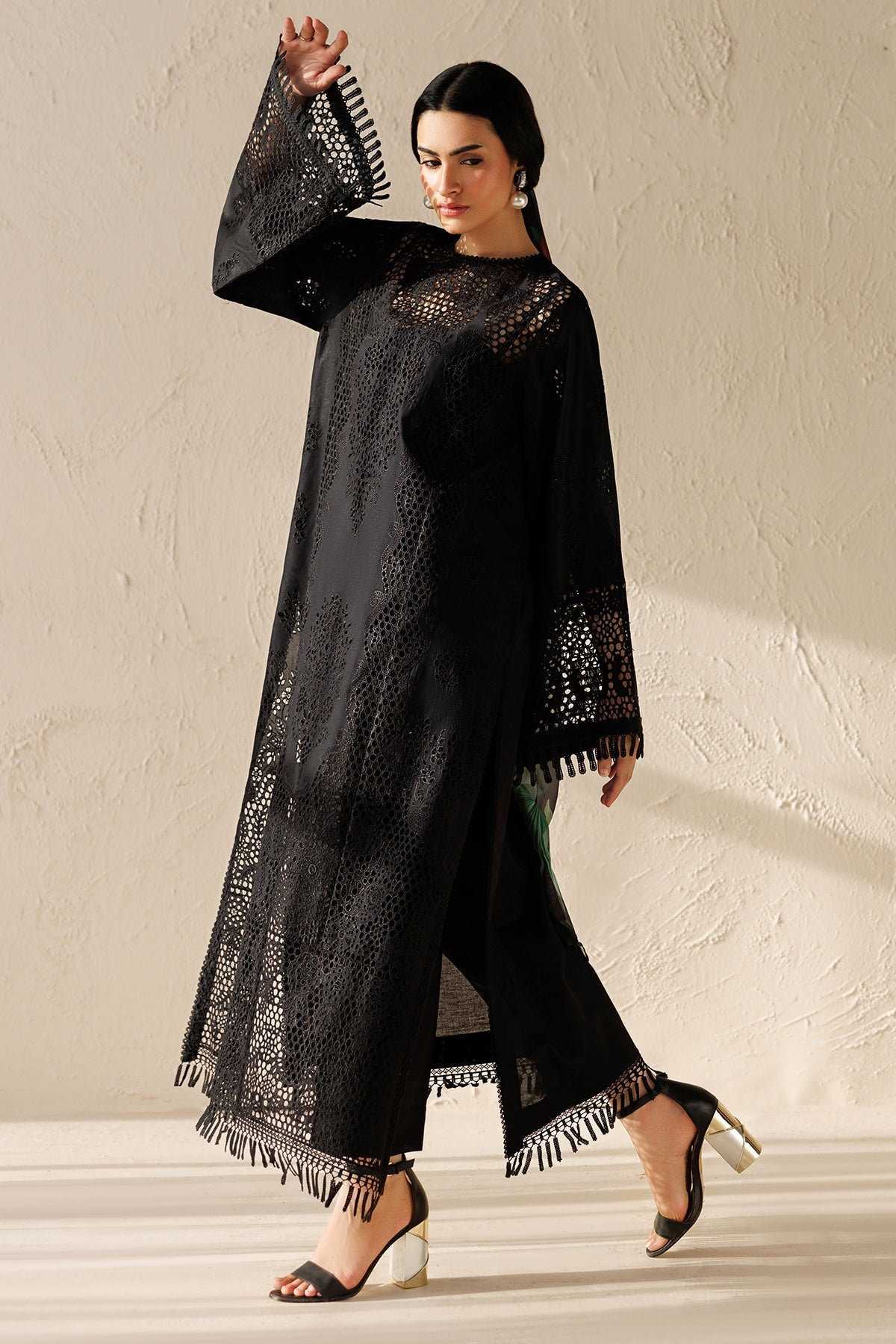 Baroque | Luxury Summer Pret | UF-4521 - Luxury Dress - available at Maria Faisal in UK and USA.