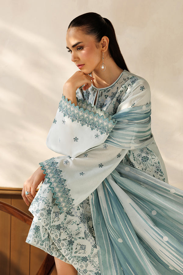 Baroque | Luxury Summer Pret | UF-4503 - Luxury Dress - available at Maria Faisal in UK and USA.