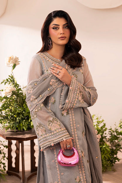 Shurooq | Mon Cheri | Grisette - Luxury Dress - available at Maria Faisal in UK and USA.