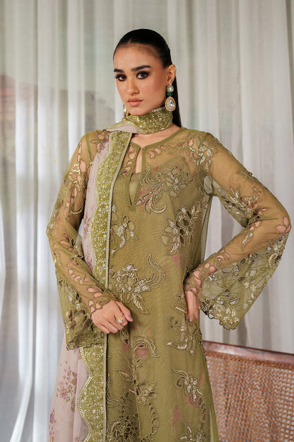 Iznik | Printed Formals | UE-543 - Formal Dress - available at Maria Faisal in UK and USA.