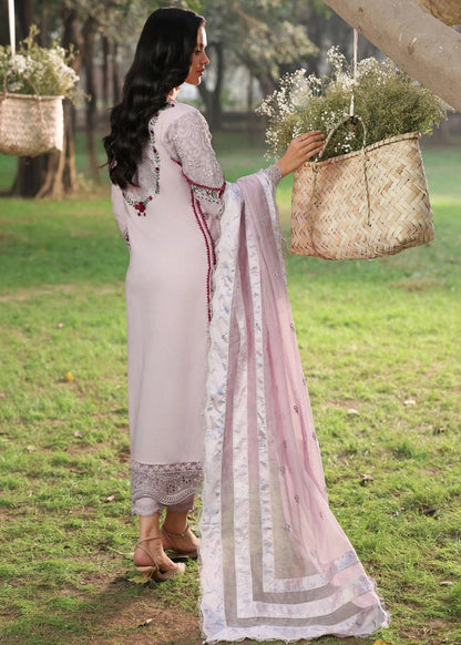 Sardinia | Tales of Petals | LAVENDAR HAZE - Luxury Dress - available at Maria Faisal in UK and USA.