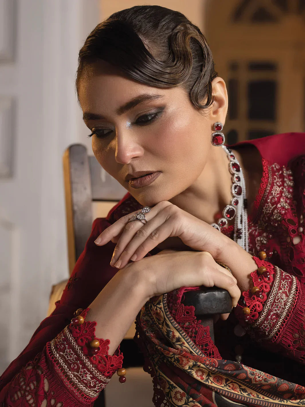 Faiza Faisal | Maya Luxury Lawn | Elif - Maria Faisal