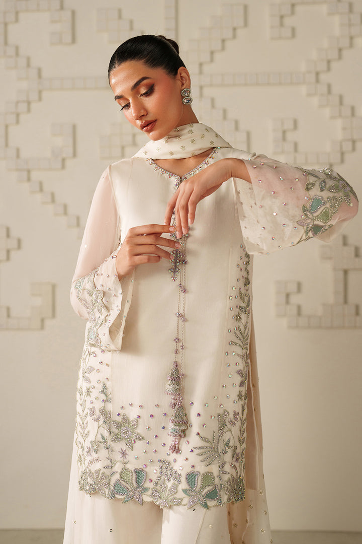 Iznik | Chinon Chiffon | UE-620 - Dress - available at Maria Faisal in UK and USA.