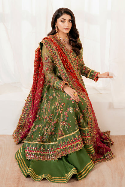 Baroque | Formals Collection | EMBROIDERED CHIFFON UF-4037 - Formal Dress - available at Maria Faisal in UK and USA.