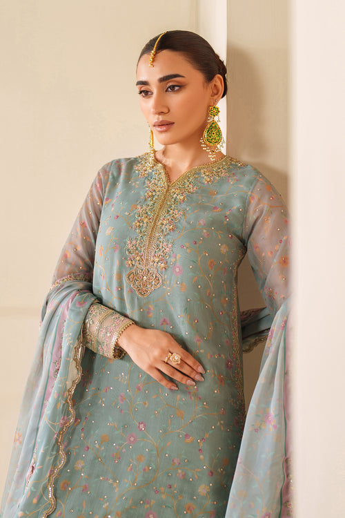 Baroque | Formals Collection | EMBROIDERED CHIFFON UF-4278 - Formal Dress - available at Maria Faisal in UK and USA.