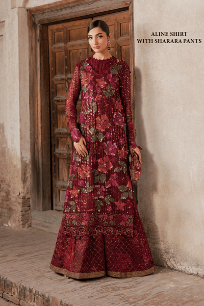 Iznik | Luxury Chiffon | ILC-05 by Maria Faisal - Registered Vendor of : Iznik - type : Ladies Clothes - 100% original wedding dresses