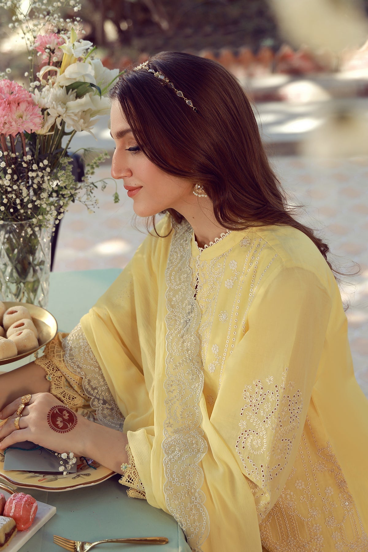 Sahar | Festive Edit 26 | Butterlicious - Luxury Dress - available at Maria Faisal in UK and USA.