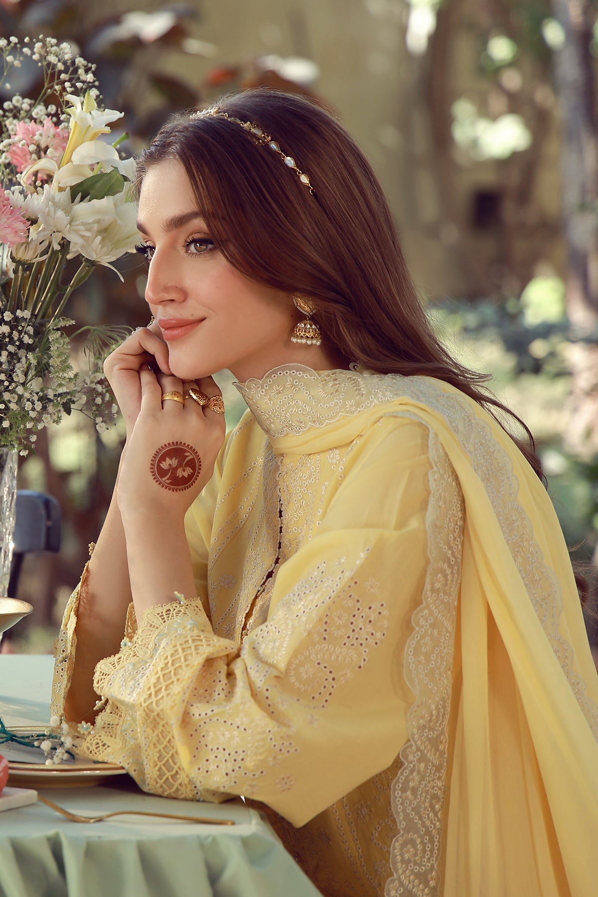 Sahar | Festive Edit 26 | Butterlicious - Luxury Dress - available at Maria Faisal in UK and USA.