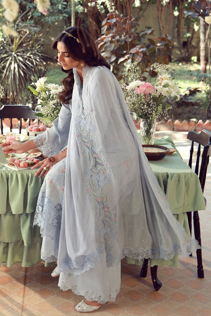 Sahar | Festive Edit 26 | Bluebell Serenade - Luxury Dress - available at Maria Faisal in UK and USA.