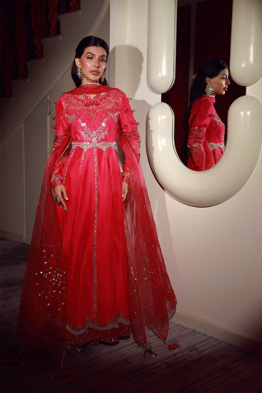 Mysie | Festive 26 | Sheiza - Luxury Dress - available at Maria Faisal in UK and USA.